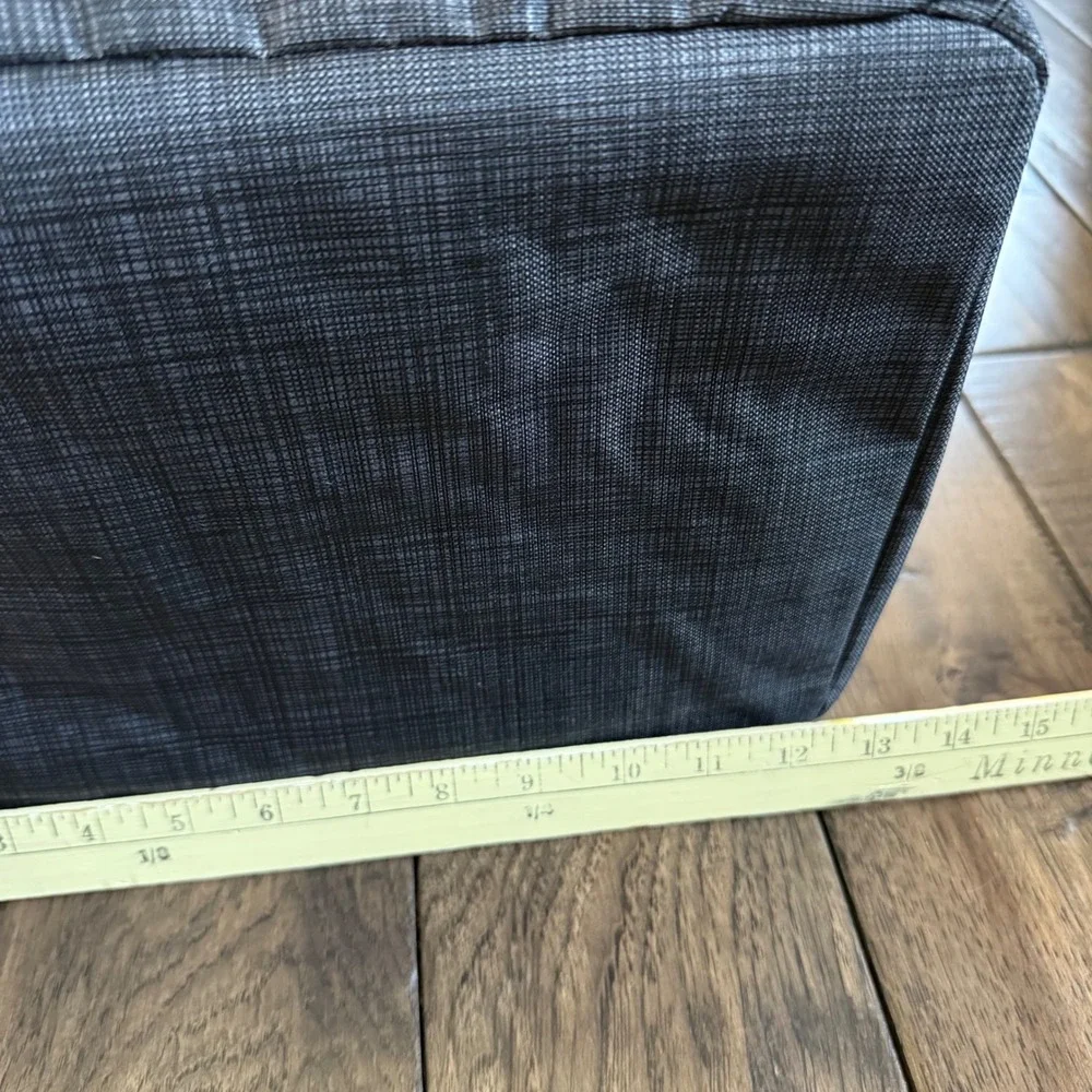 Gray Insulated Lunch Cooler Bag - Compact Carry Tote